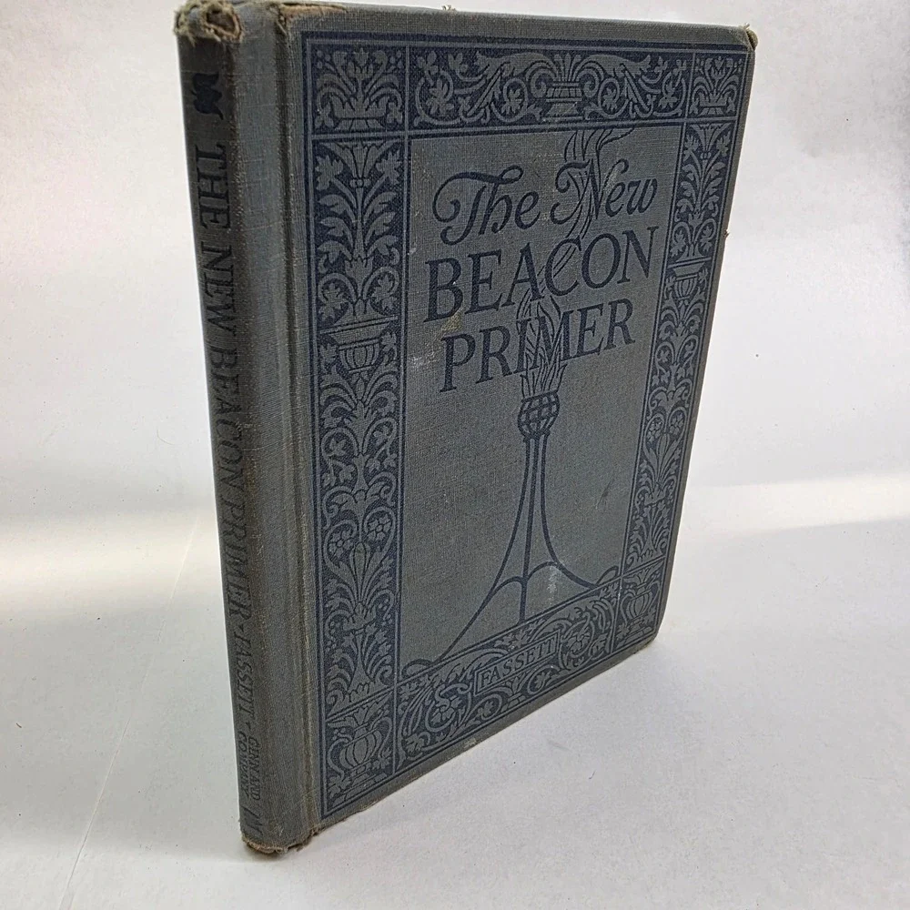 The New Beacon Primer‎ 1921 James Fassett Ginn and Company, Blue Hardcover Fair